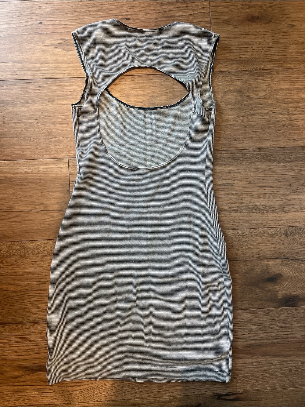 RARE American Apparel cut out tight dress size medium from 2000s Y2K bodycon - Picture 6 of 8